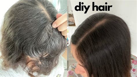 How to dye hair at home (DIY) Grey hair dye